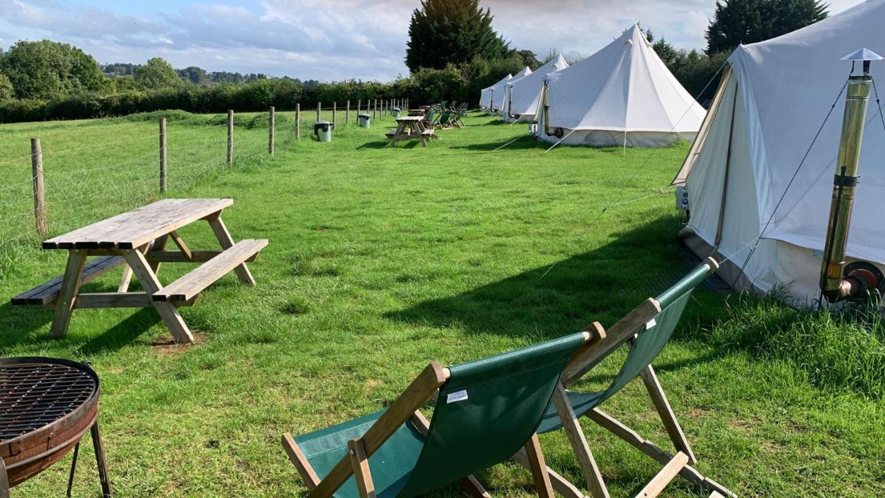 Home Farm Radnage Glamping Bell Tent 2, With Log Burner And Fire Pit Exterior foto