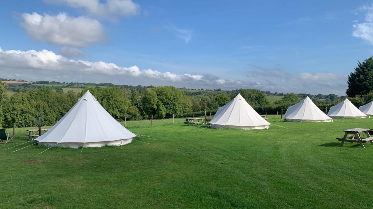 Home Farm Radnage Glamping Bell Tent 2, With Log Burner And Fire Pit Exterior foto